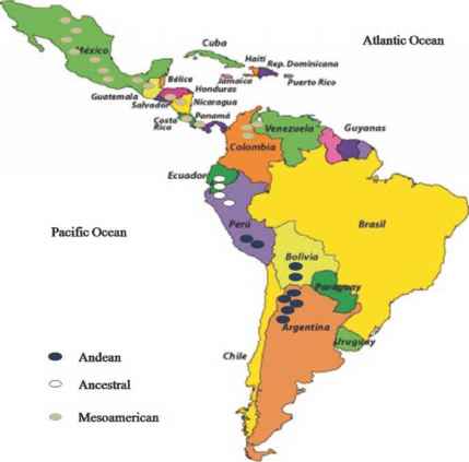 Mapa Hispanoamerica Paises