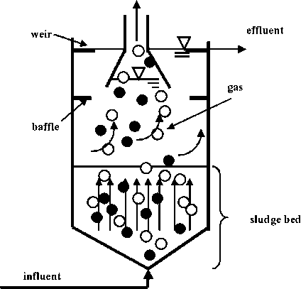 上流式厌氧污泥床